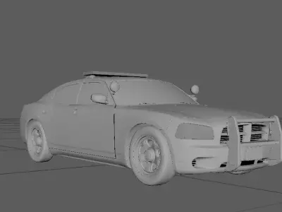 rig car 3D modle 3D print model