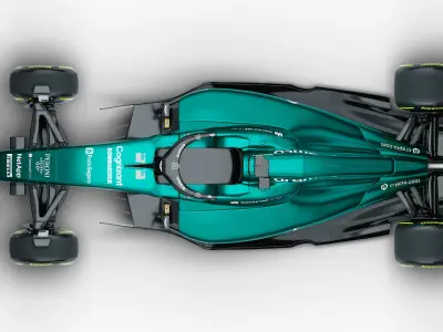 Formula 1 ASTON MARTIN 2023 3D MODEL - AMR23 3D model