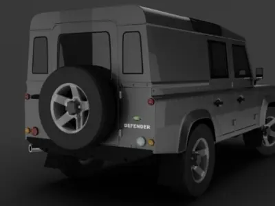 Land Rover Defender 3D model