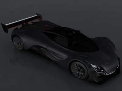 Mazda Furai Low-poly 3D model