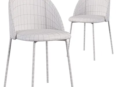 Chair Monty mint  3D model