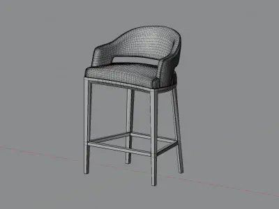 High and low stool Flicker by Artefacto 3D model