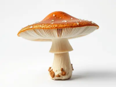 Chanterelle Dewy Mushroom Model Pack Low-poly 3D model