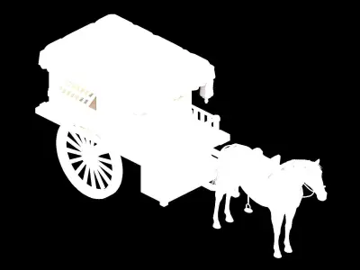 Game carriage 5357 3D model