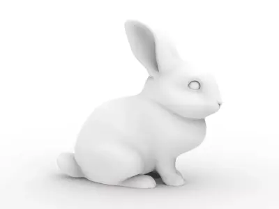 Sculpted Rabbit 3D Printable 3D print model