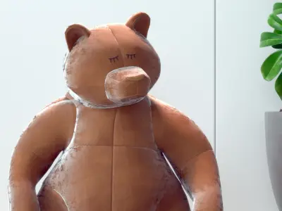 Bear Modern Doll 3D model