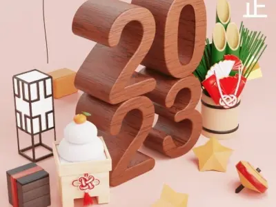 Osechi Jubako 3D Model Free 3D model