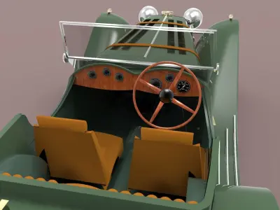 Old MG Free 3D model