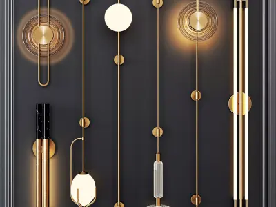 pavement natural cobblestone Modern style 3D model