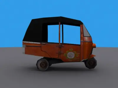 Bajaj Jakara Indonesia Low-poly 3D model