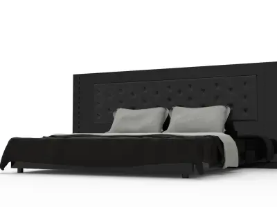 BED MODELS-5 PIECES 3D Model Collection