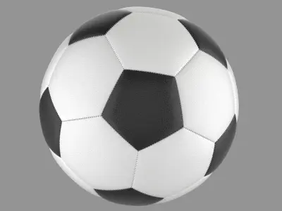Football soccer ball 3D model get