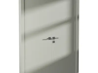 Optima Shambor Double doors Belldinni Modern Interior Door 2 3D model