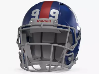 New York Giants American Football Helmet 3D model