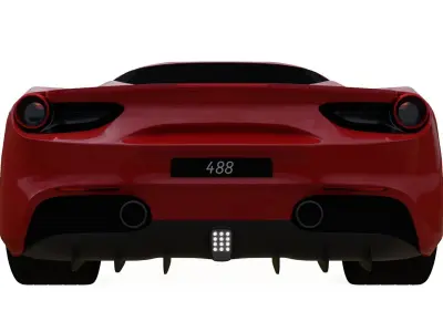 Ferrari 488 3D model