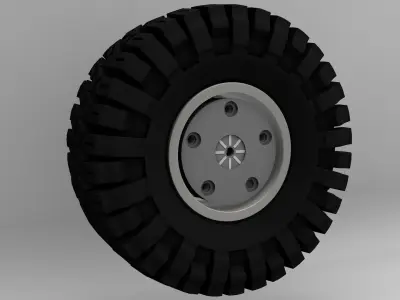 RC Wheel and Tire 3D print model