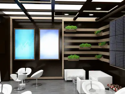 Booth Exhibition Stand a606b 3D model