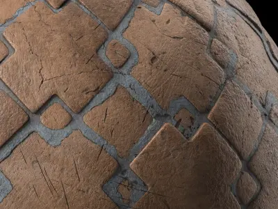 Pavement Materials 62- Sbsar Pbr 4k Seamless Texture