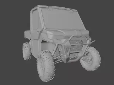 2024 BRP Can-Am Defender HD10 Limited Single Door  3D model