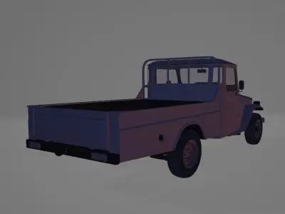 toyota old Low-poly 3D model