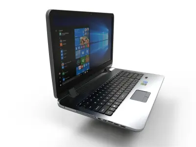 laptop  Low-poly 3D model