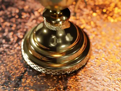 Golden Trophy Wing 3D model