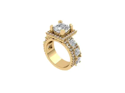 Art-Deco-Ring 3D print model purchase