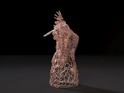 Old witch 3D print model