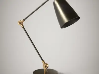 Lamp Tabletop Low-poly 3D model