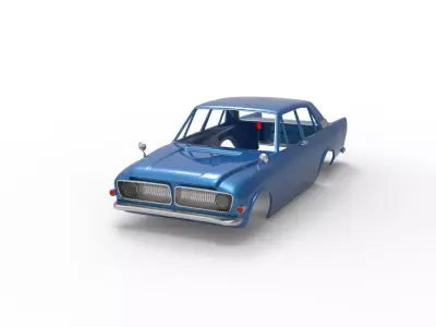 1962 zephyr rc body shell 3D print model