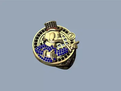 MC Duck ring - Anillo Mc Pato  3D print model