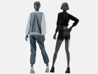 Sport Clothes 3D model