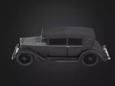 Vintage Classic car 3d model 3D model