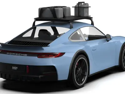 Porsche 911 Dakar 2023 3D model