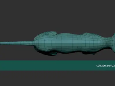 Fox Dog Basemesh Unwrapped Animation Groom Subdivision Ready Low-poly 3D model