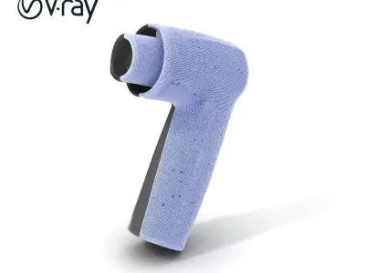 Massage Gun Model Pack  High Detail D Model Low-poly 3D model