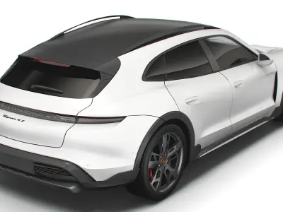 Porsche Taycan 4S Cross Turismo 2022 3D model
