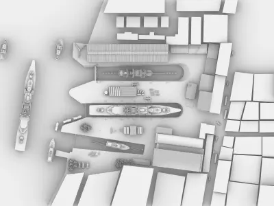 Bangkok Docklands 3D model