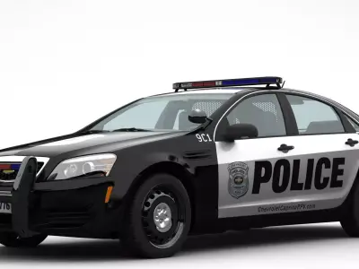 Chevrolet Caprice Police Patrol 3D model