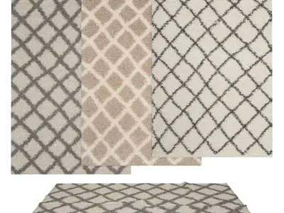 Rugs No 732 Low-poly 3D model