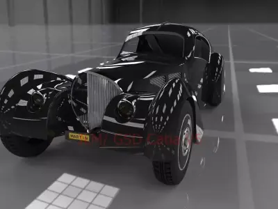 Bugatti Type 51 1931 Dubos 3D model