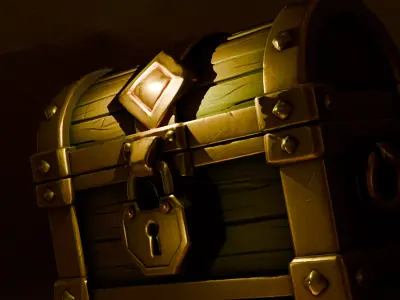 Legendary Golden Chest 3D print model