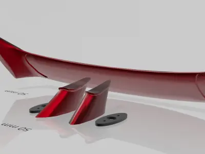 180SX Type X wing for RC 3D print model