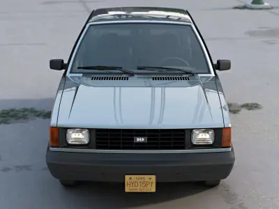 Hyundai Pony Canada 1985 3D model