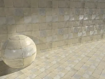 Wall and Floor Tiles Textures pack 1 3D model