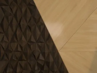 3d Wall Panel Low-poly 3D model