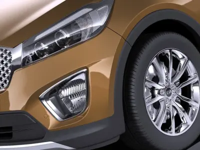 Kia Sorento 2017 VRAY 3D model