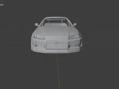 Nissan GTR R34 3D print model