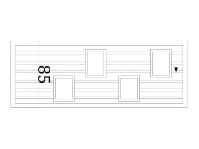 CNC Design Drawing Decor Frame Low-poly 3D model