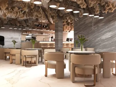 Restaurant - 500 m2 3D model